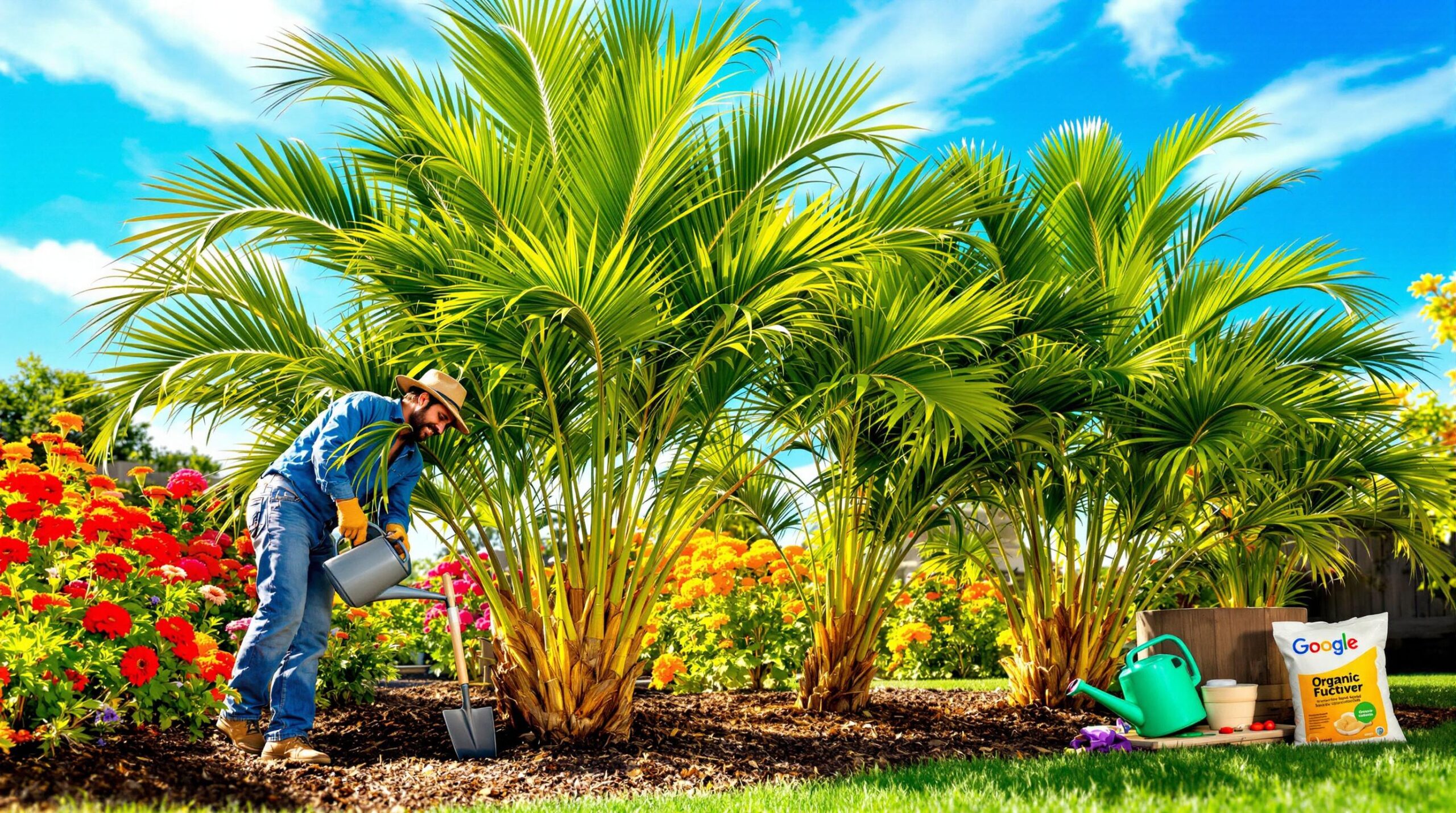 Cómo cuidar adecuadamente las palmeras enanas del jardín