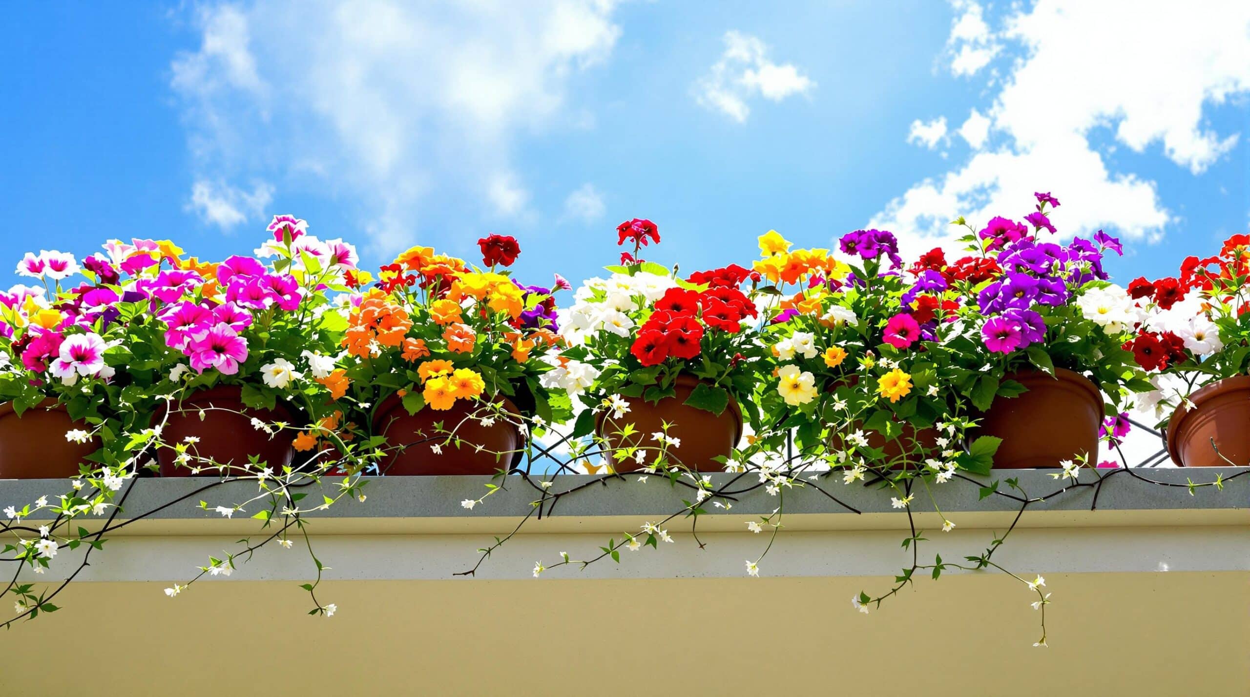 Estas flores resistentes no temen nada y harán brillar tu balcón durante todo el verano