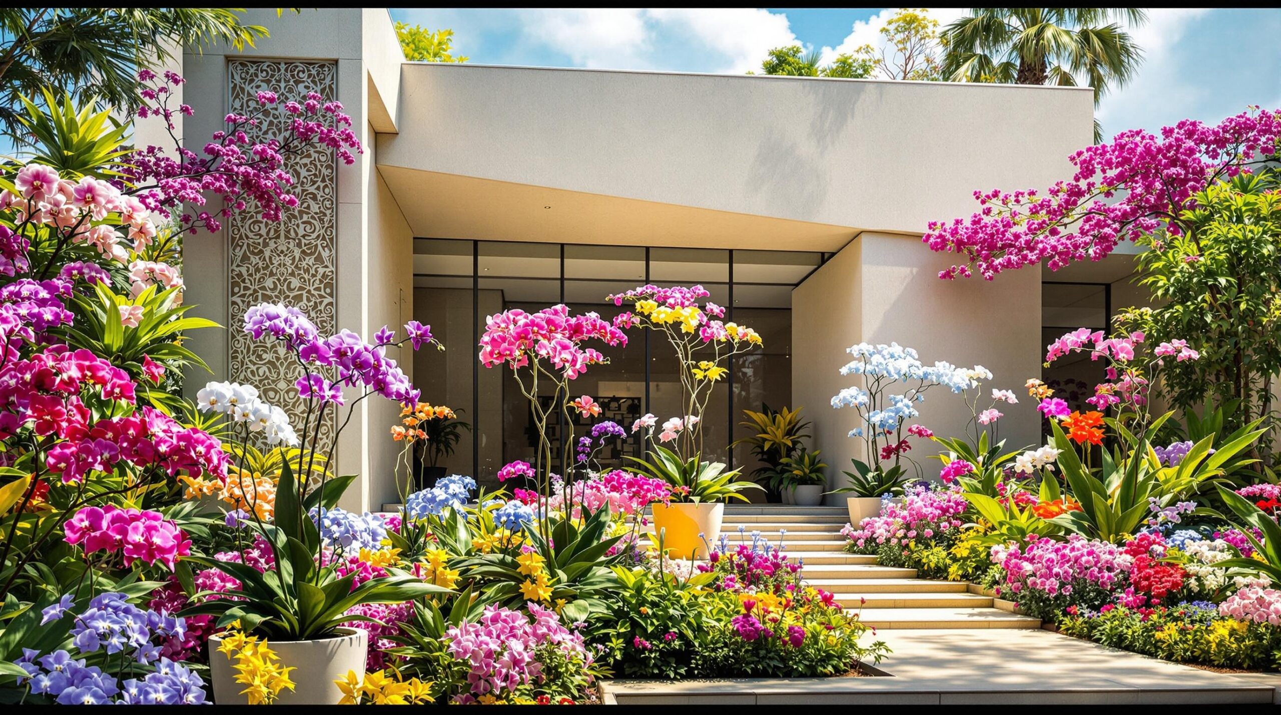 Explosiones de Orquídeas en el ‘Modernismo Mexicano’ en el Jardín Botánico