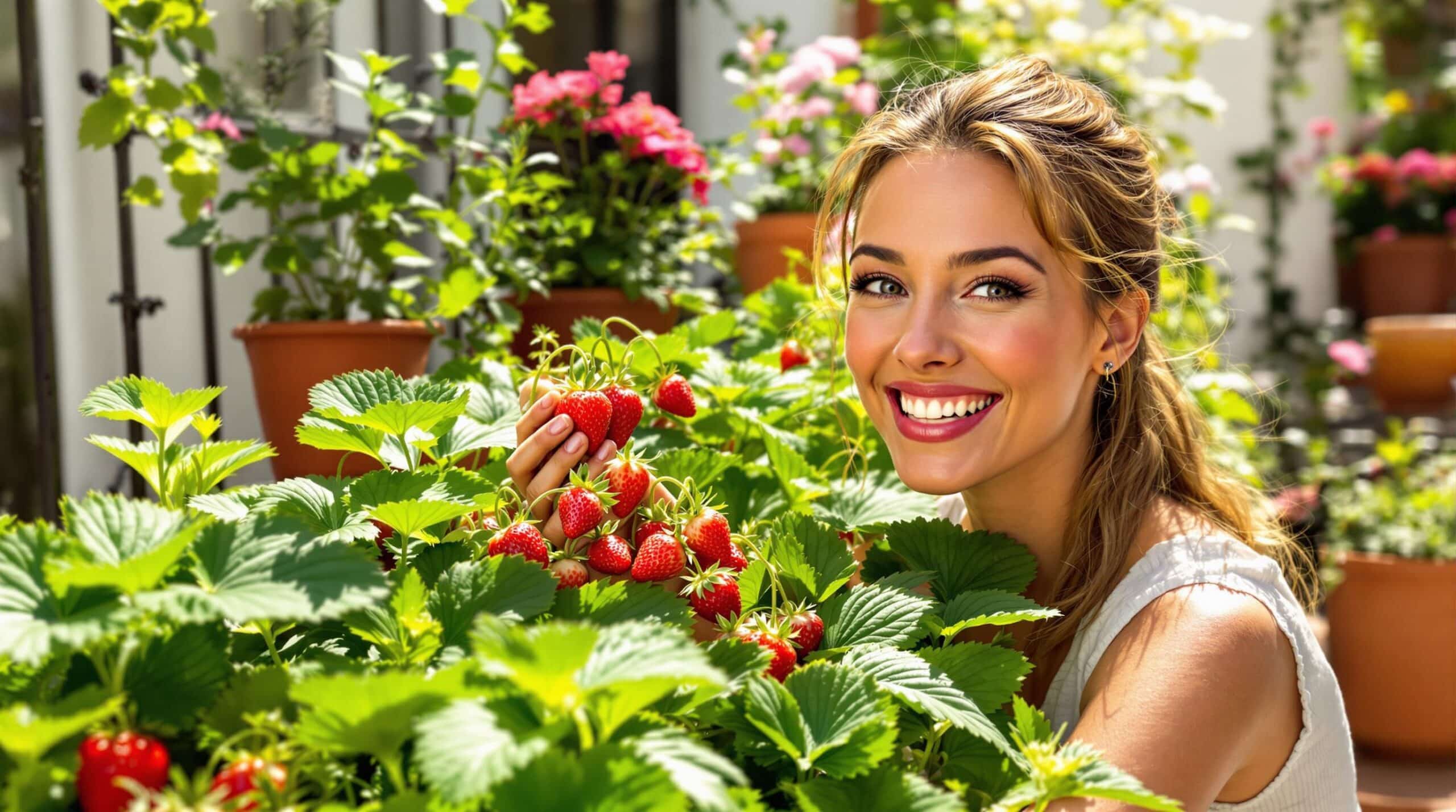 Aprovecha tu balcón para cosechar fresas rápidamente con esta técnica ultra efectiva