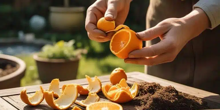 Transforma tu jardín con cáscaras de naranja: ¡sorpréndete con sus beneficios!