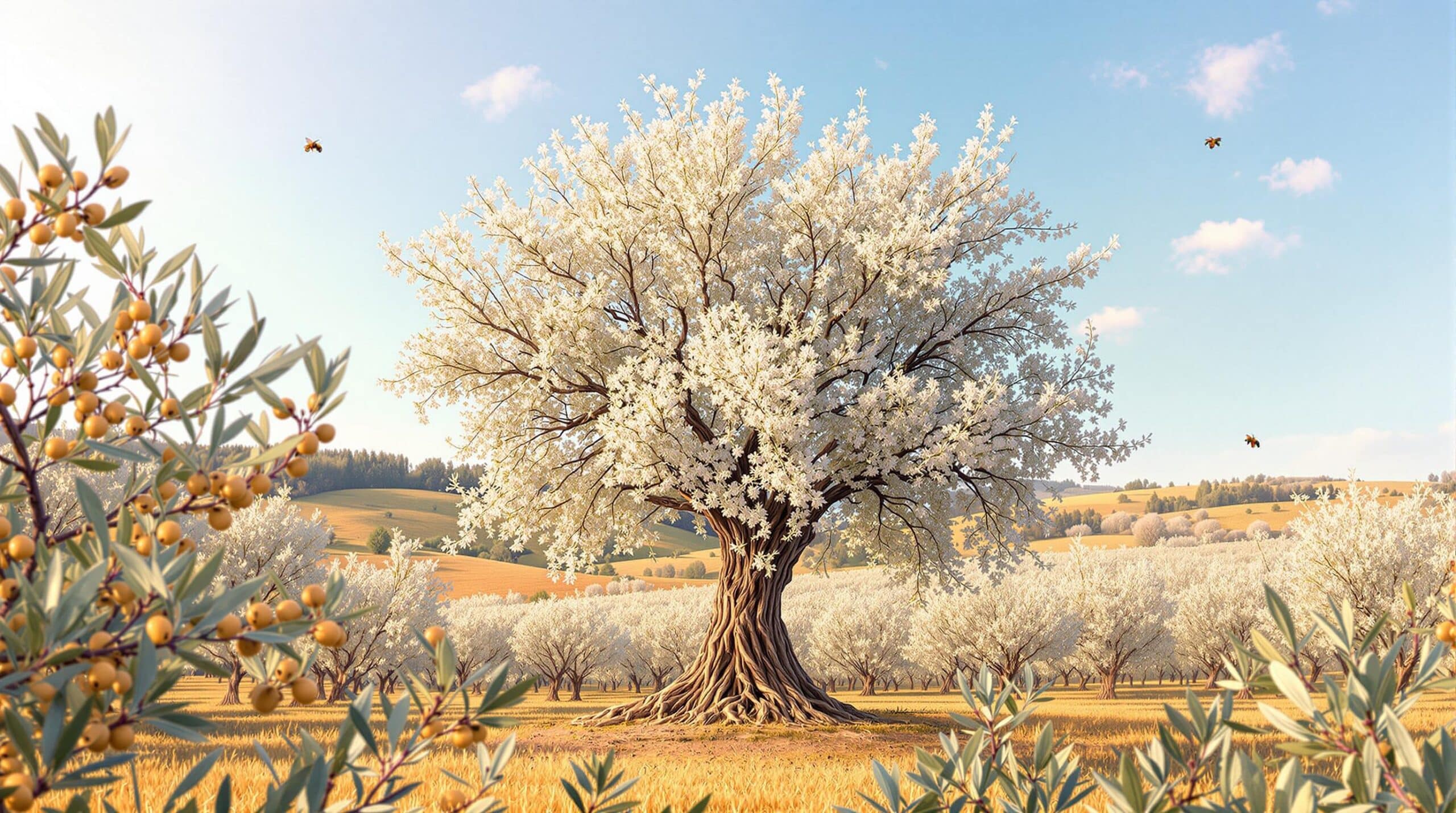 ¿Por qué mi olivo florece sin dar frutos? Consejos para asegurar la cosecha de aceitunas deliciosas.
