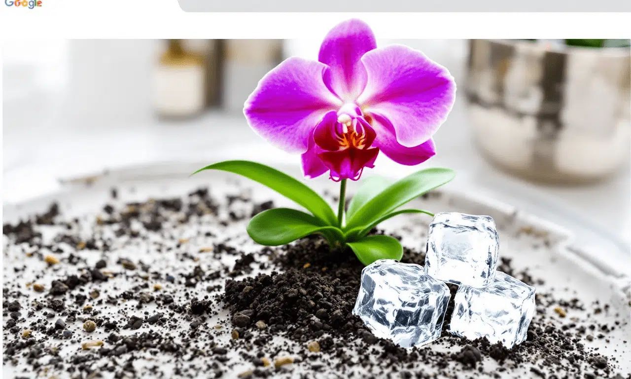 El método del cubo de hielo: ¡Cuida tus orquídeas como un experto!