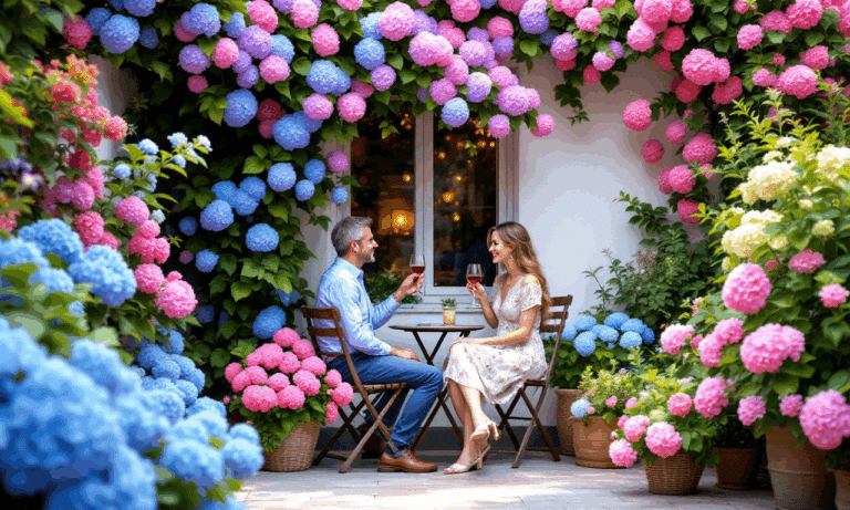 ¿Poco espacio? Así puedes tener hortensias en terrazas o balcones pequeños