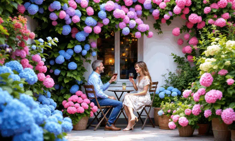 ¿Poco espacio? Así puedes tener hortensias en terrazas o balcones pequeños